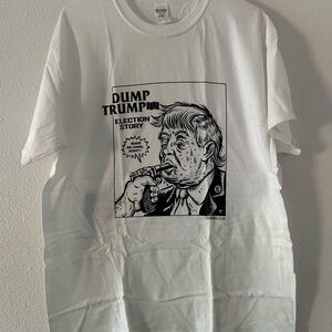 Dump Trump Black Flag bootleg shirt